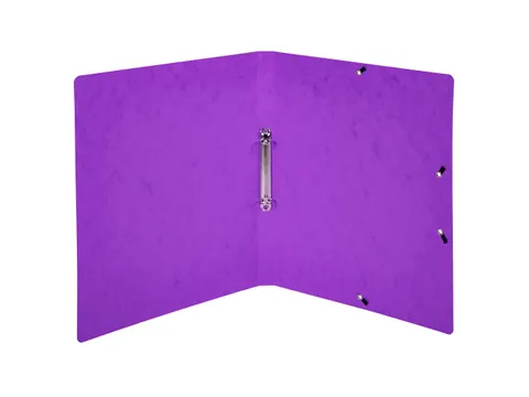 Ringmap Elast. glans karton 2R 15mm paars