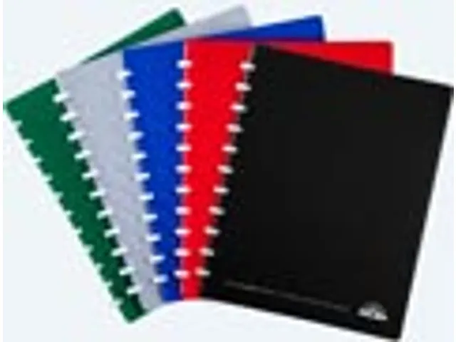 Eco protège-documents pour ft A4, avec 30 pochettes, couleurs assorti