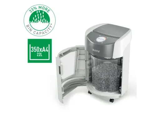 Papiervernietiger Leitz IQ OptiMax 350 Small Office P5 snippers 2x15mm