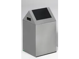 afvalverzamelaar,zelfblussend,1x43l,HxBxD 600x320x320mm,klemring