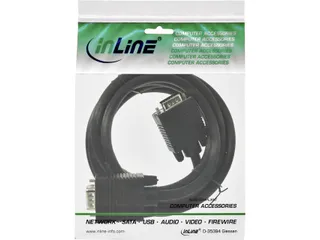 Kabel InLine S VGA 15HD M-M 2 meter zwart - 2
