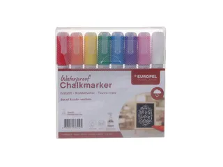 Krijtstift Europel watervast 1-6mm assorti 8 stuks - 6