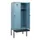 locker met bank,HxBxD 1950x800x815mm,2vak,vak B 400mm,draaigrendel