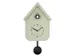 Wandklok NeXtime Twitter 21,5x41,5 cm olijfgroen