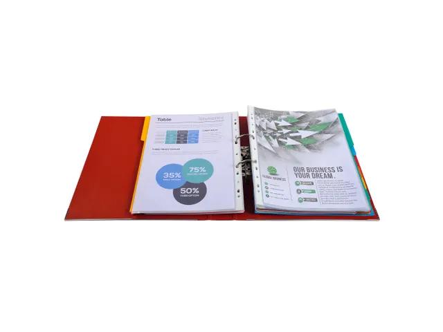 Ordner PP Prem'Touch A4 maxi 50mm Assorti