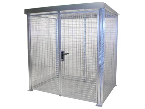 Gasflessendepot Voor 48 Gasflessen 2180x2100x1500mm Staal/draadgaas