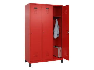 locker,HxBxD 1950x1200x500mm,3vak,vak B 400mm,cil.-slot,voeten - 1