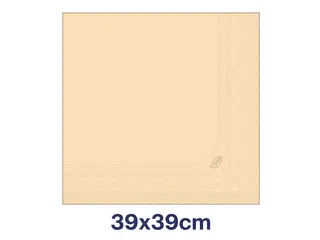 Tork 478747 Dinner Servet 2-Laags Zand 1/4 Vouw 39x39cm - 3
