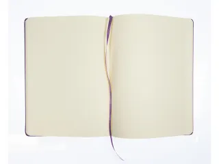 Schetsboek Kangaro A4 purple heart PU HC 80 vel 140gr roomwit met elas - 4