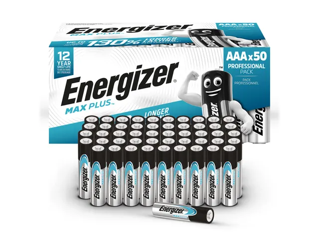 Batterij Energizer Max Plus 50xAAA alkaline