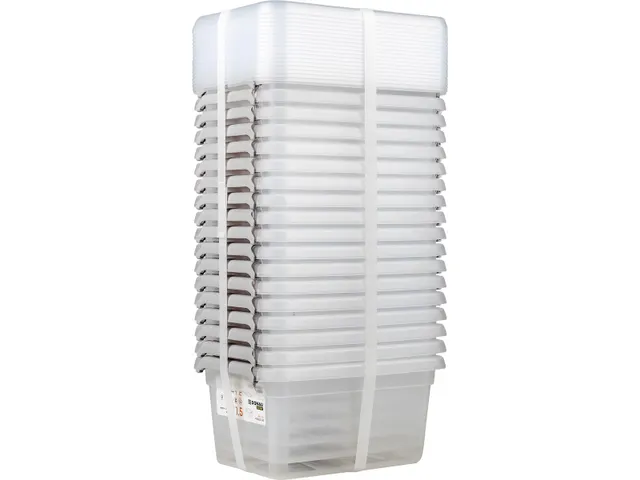 Donau Home Voedseldoos 1,5 Liter transparant kunststof