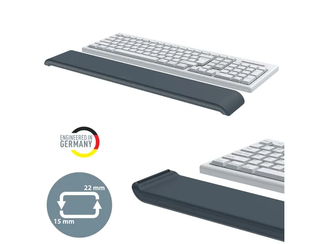 Polssteun Leitz Ergo verstelbaar grijs