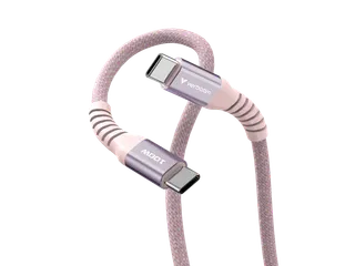 S+C Magnetische Usb-C Kabel roze 100W 31857 480Mbps 1.20m - 1