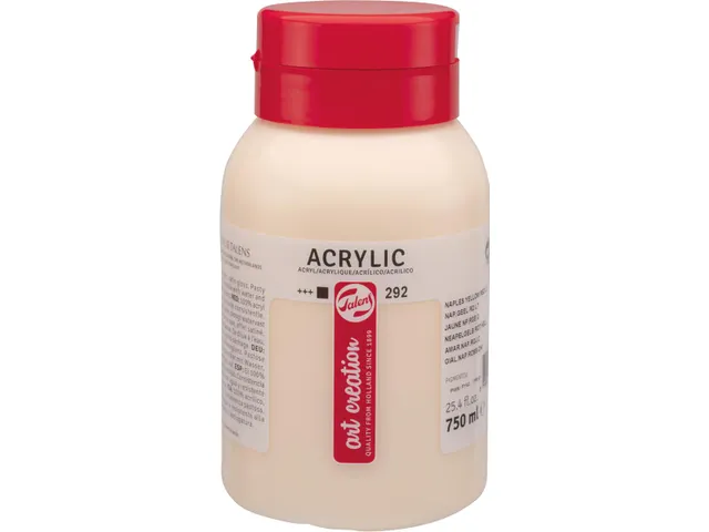 Art Creation acrylverf 750 ml napelsgeel