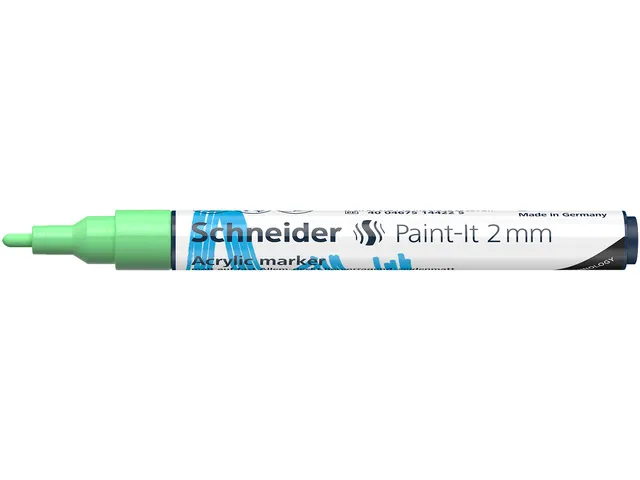 Marqueur acryl Schneider Paint-It 310 2mm pastel vert
