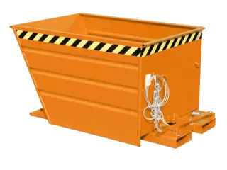 kiepbak,HxLxB 890x1440x1200mm,1,1m³,draagverm. 1500kg,RAL2000 - 1