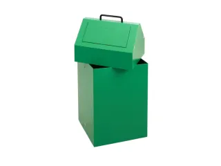 Afvalverzamelaar Vuurremmend 45 Liter 640X330X310Mm Groen - 3