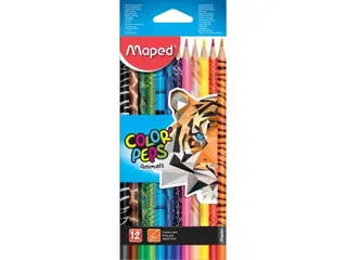 Kleurpotlood Maped Color'Peps Animals set à 12 kleuren - 2