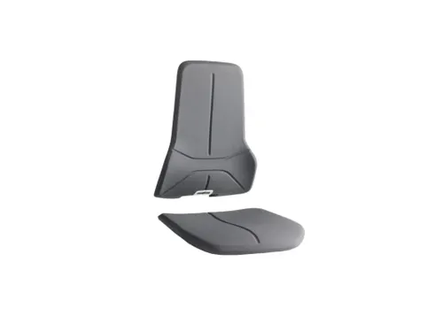 Bekledingselement Voor Werkstoel Zitting/rugleuning Supertec Zwart Mic