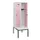 locker met bank,HxBxD 1950x600x815mm,2vak,vak B 300mm,draaigrendel