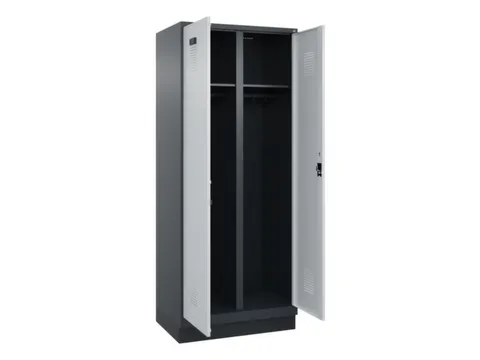 locker voor scheiding van kleding,HxBxD 1950x800x500mm,2vak