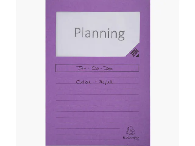 Venstermap Exacompta Forever L-map 120gr karton Paars