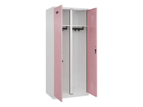 locker voor scheiding van kleding,HxBxD 1850x800x500mm,2vak