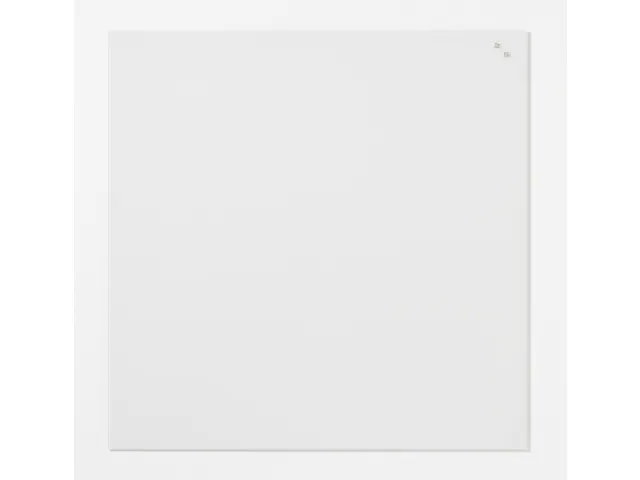 Glasmagneetbord Naga 100x100cm Pure White