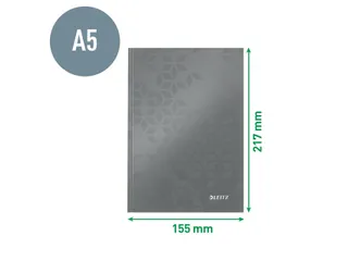 Notitieboek Leitz WOW A5 lijn zwart - 7