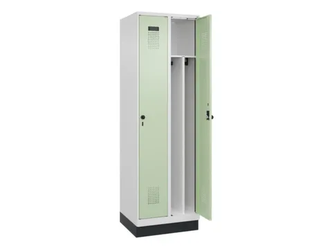 locker voor scheiding van kleding,HxBxD 1950x600x500mm,2vak