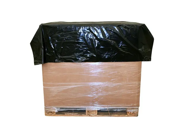 Pallet Afdekvellen Zwart 1500mmx360mtr Rol Ldpe 40µm