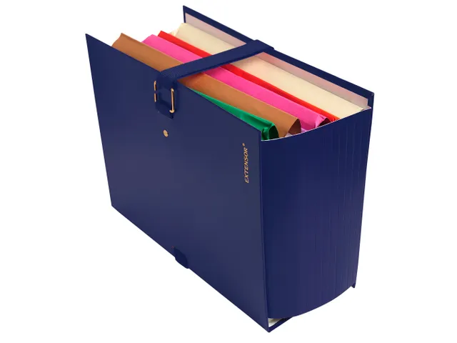 Map uitstrekbare rug EXTENSOR blauw