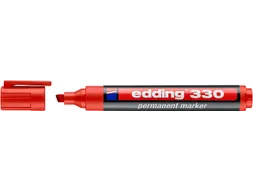 Viltstift edding 330 schuin 1.5-5mm rood