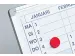 Verticale Jaarplanner Magnetisch 90x120cm Duits Softline profiel 8mm