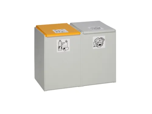 Afvalverzamelaar 2-Voudig Moduul Hxbxd 570x505x405mm 60 Liter