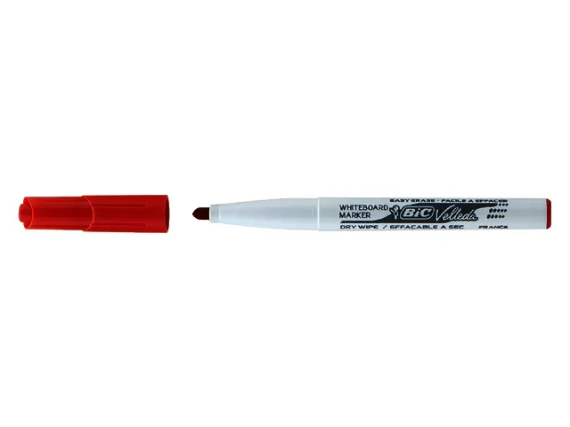 Whiteboardmarker Bic Velleda 1741 rond medium rood