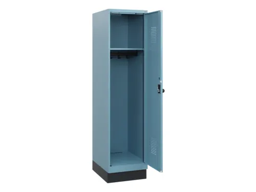 schoollocker,HxBxD 1630x400x500mm,1vak,vak B 400mm,draaigrendel,sokkel