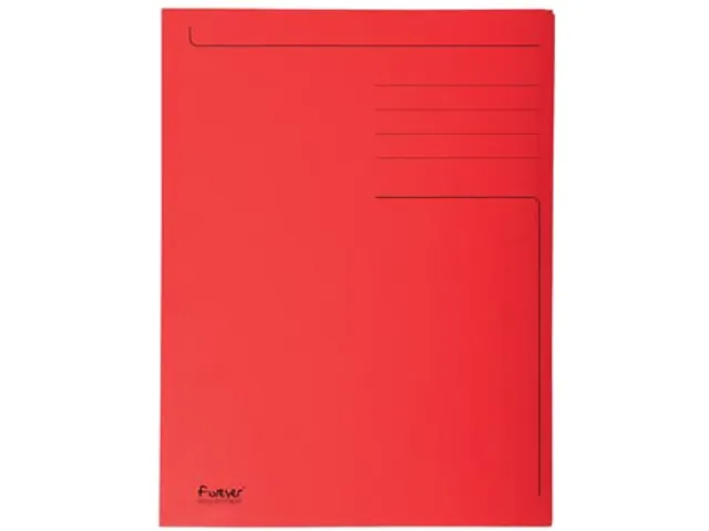 chemise de classement Foldyne ft 24 x 32 cm (pour ft A4), rouge, boît