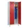 locker,HxBxD 1950x800x500mm,2vak,vak B 400mm,draaigrendel,voeten