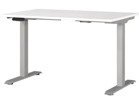 Elektrisch ihv bureau,HxBxD 720-1200x1200x800mm,blad wit