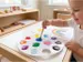Palette de peinture ronde ToyColor de 18 cm de diamètre