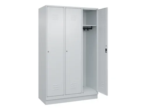 locker,HxBxD 1950x1200x500mm,3vak,vak B 400mm,cil.-slot,sokkel
