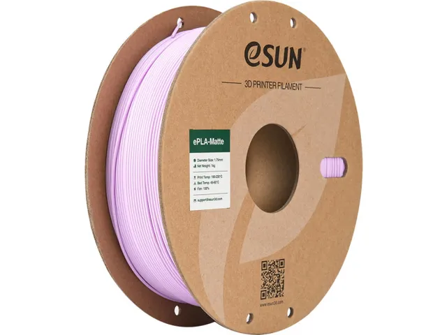 eSUN 3D printer Filament ePLA-Matte 1,75mm Lila 1kg