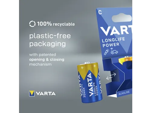 Batterij VARTA Longlife Power 2x C