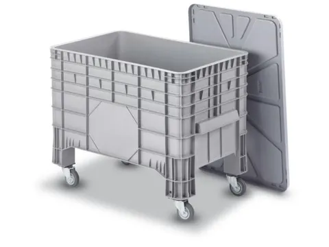 Maxi-Container 285 liter 790x640x1040mm Pe Gesloten Grijs