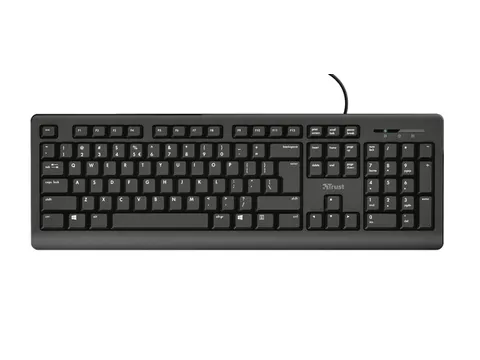 Toetsenbord Trust Primo zwart QWERTY