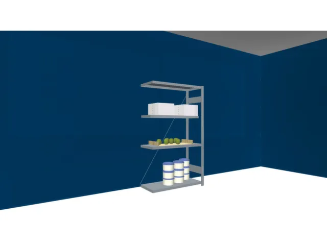 Rayonnage En Acier Sans Boulons élément Suivant H x l x p 1750 