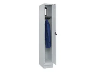 locker,HxBxD 1950x300x500mm,1vak,vak B 300mm,draaigrendel,sokkel - 1
