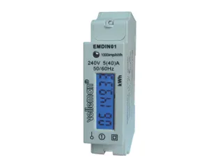 Eenfasige KWH-Meter Voor DIN-Rail Montage - 1Module - 2