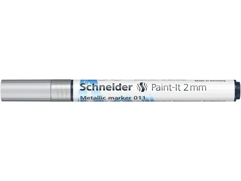 Metallic marker Schneider Paint-It 011 2mm zilver metallic